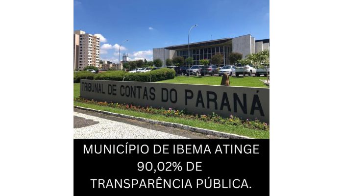 Ibema - Índice de Transparência da Administração pública é de 90%